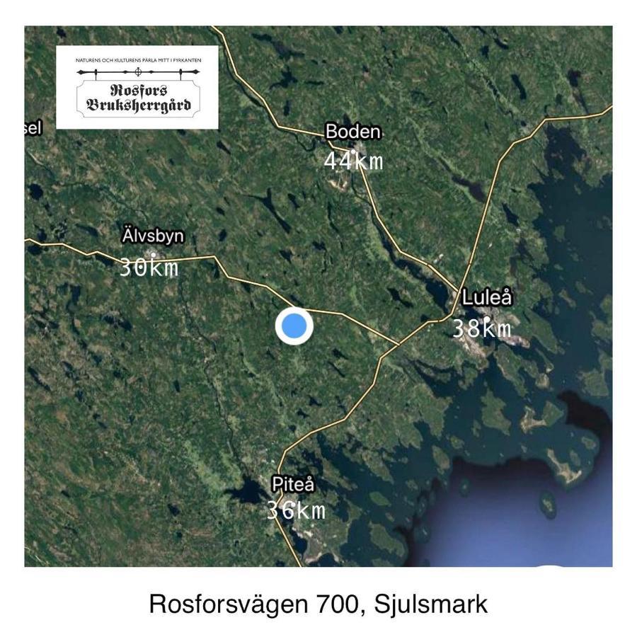 Annexet Pa Rosfors Bruksherrgard Sjulsmark Exteriör bild